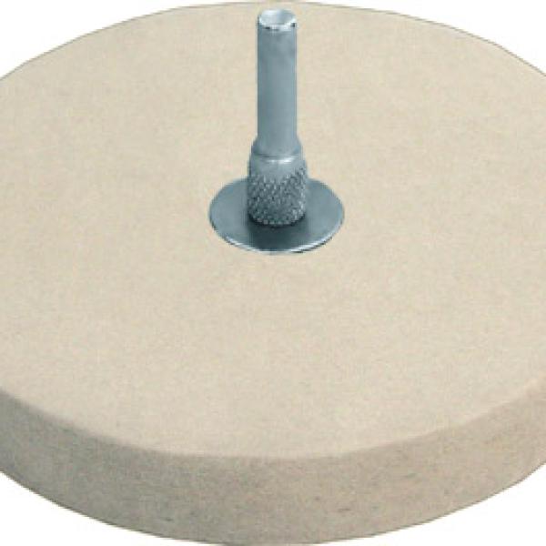 Круг 115 мм  полировочный фетровый со штифтом Fit 38703