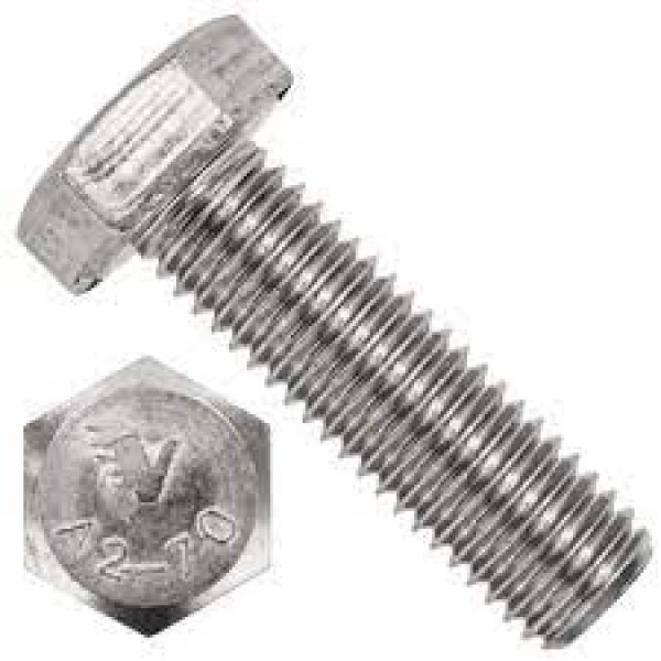 Болт 8х10х10х1,25 DIN 933 ГОСТ 7805-70 ISO 4017 шестигранный нержавеющая сталь А2
